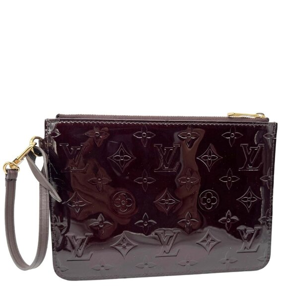Louis Vuitton Handbags - Louis Vuitton  Monogram Vernis Wristlet Amarante